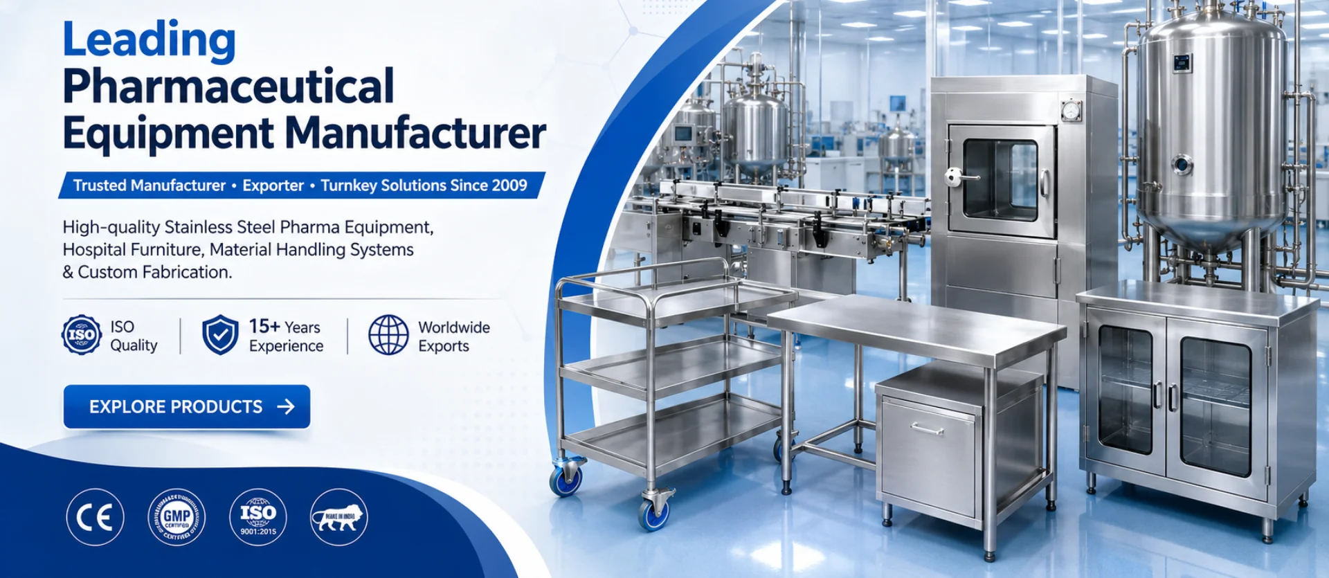 Pharmaceutical Equipment  Manufacturers in Maharashtra