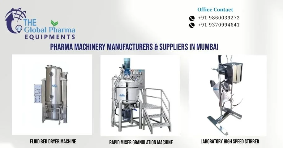 Pharma Machinery Manufacturers & Suppliers in Mumbai