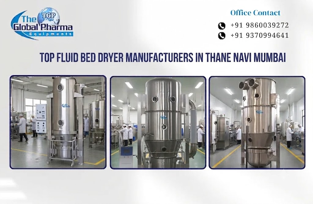 Top Fluid Bed Dryers Machine Manufacturers in Thane Navi Mumbai