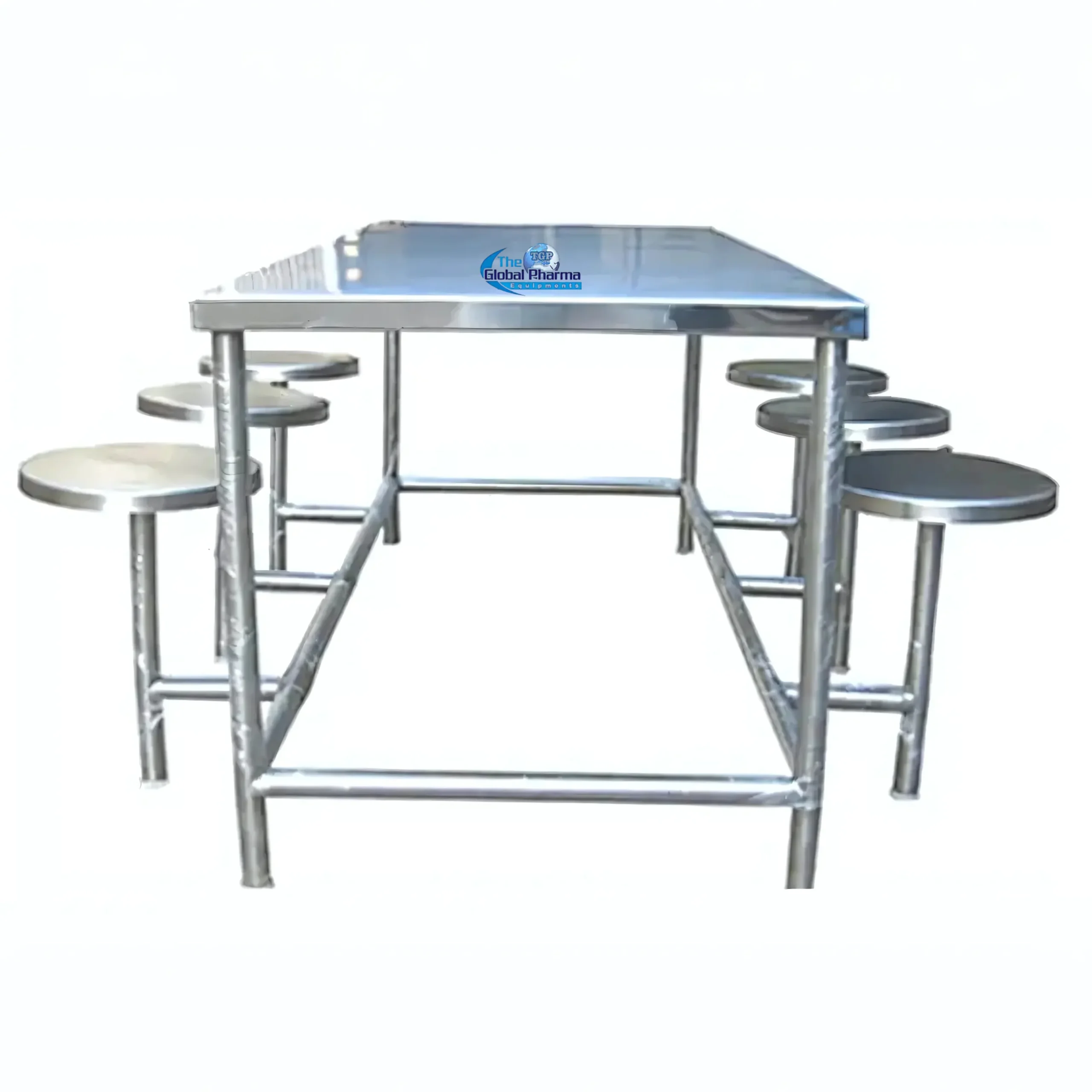 SS Canteen Table with Six Seater in Maharashtra