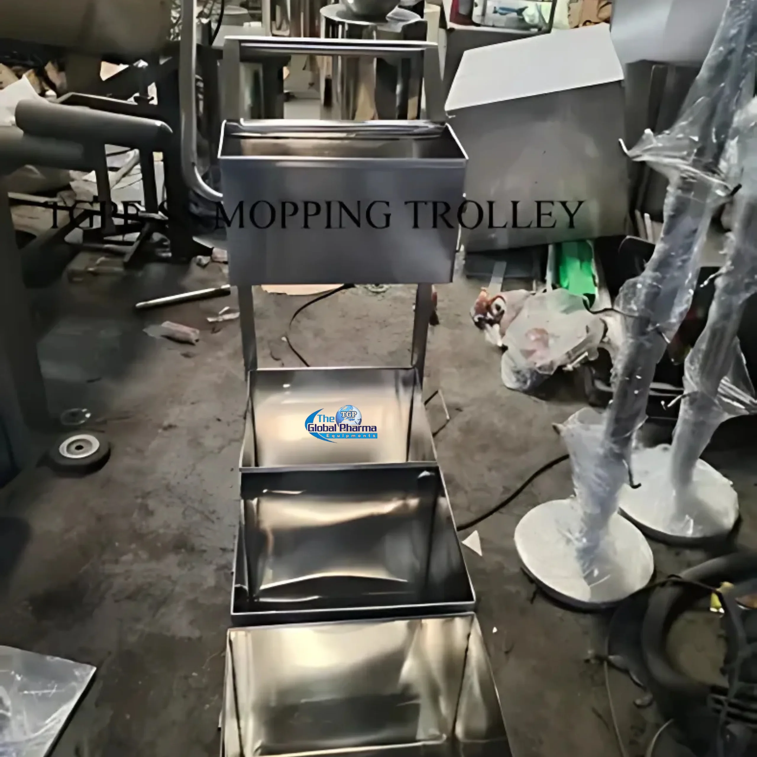 Stainless Steel Mop Trolley Manufacturers in Maharashtra