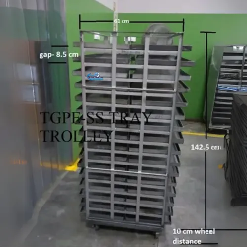 Stainless Steel Tray Trolley Manufacturers in Grenada
