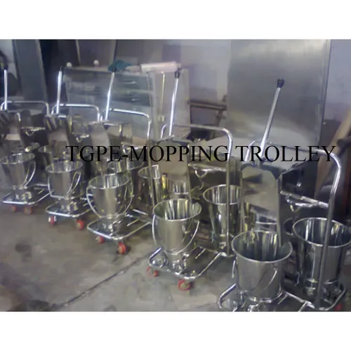 Stainless Steel Mopping Trolley Manufacturers in Maharashtra