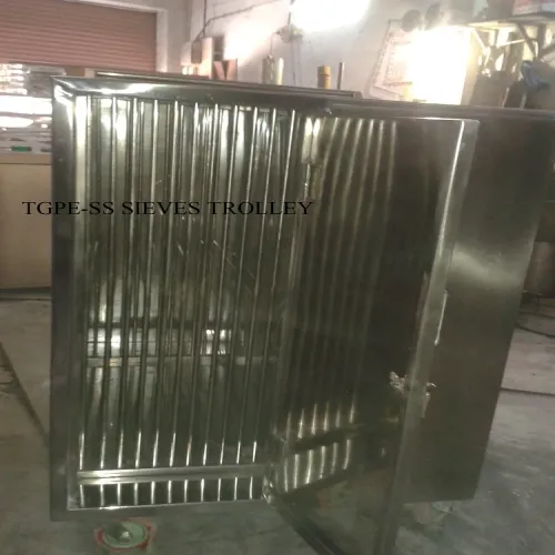 Stainless Steel Sieves Storage Trolley Manufacturers in Maharashtra