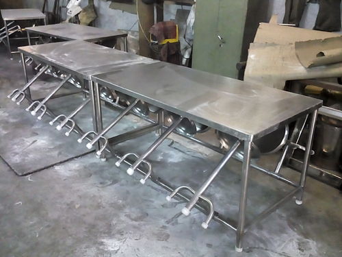 Four Seater SS Canteen Table