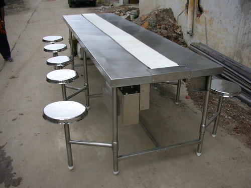 Stainless Steel Packing Conveyor with Stool