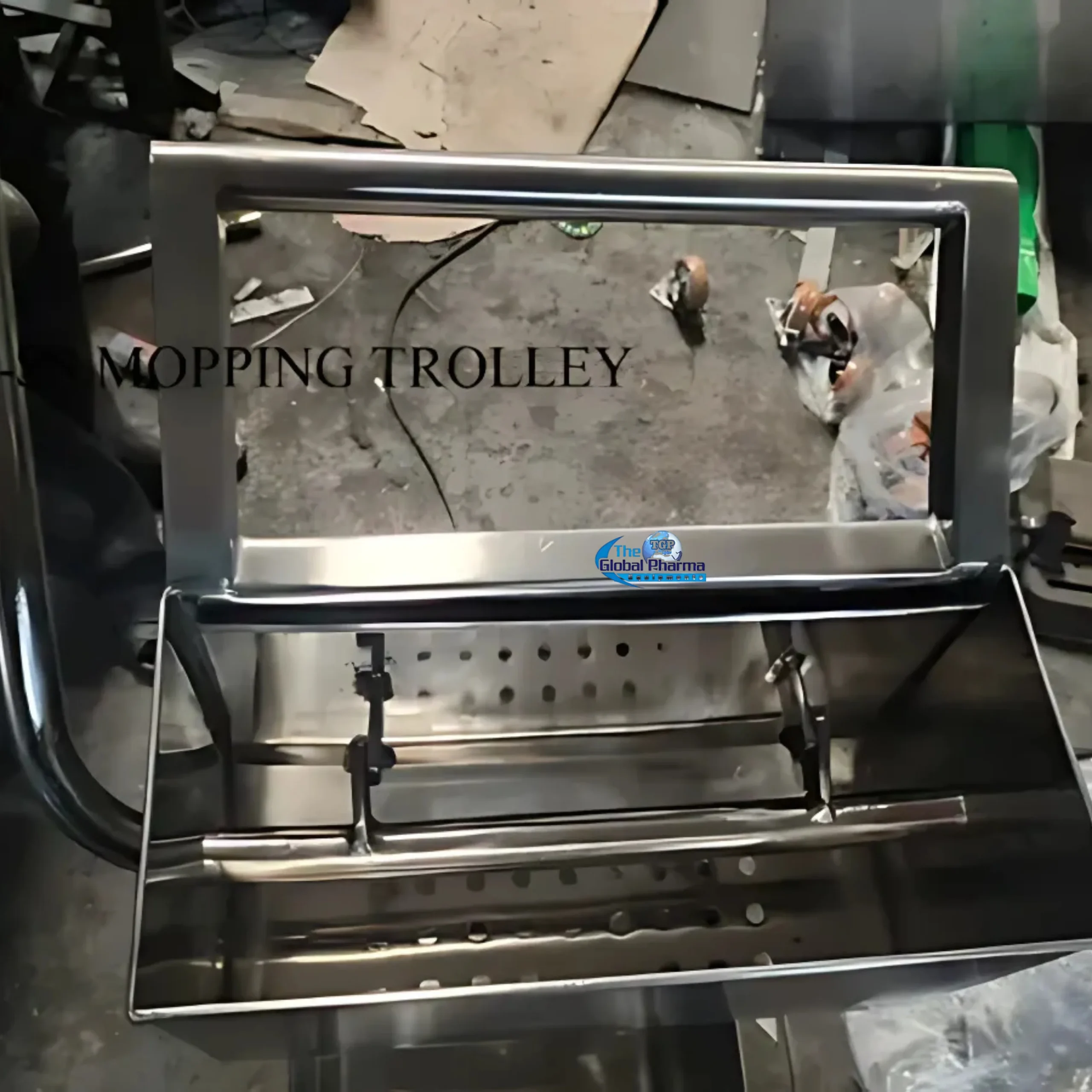 Stainless Steel Mop Trolley