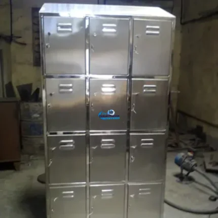 Stainless Steel Locker With 12 Compartment