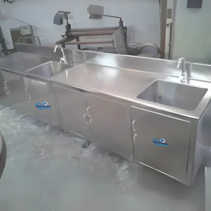 Stainless Steel Table With Sink