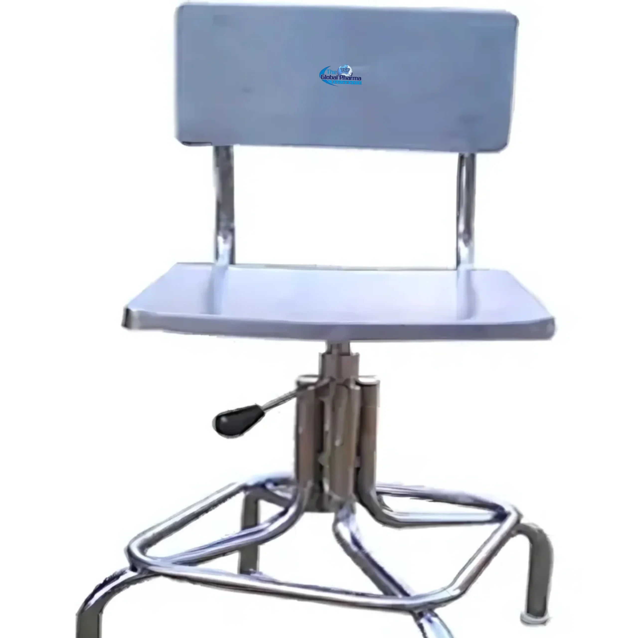 Pharma Stainless Steel Revolving Chair (1)