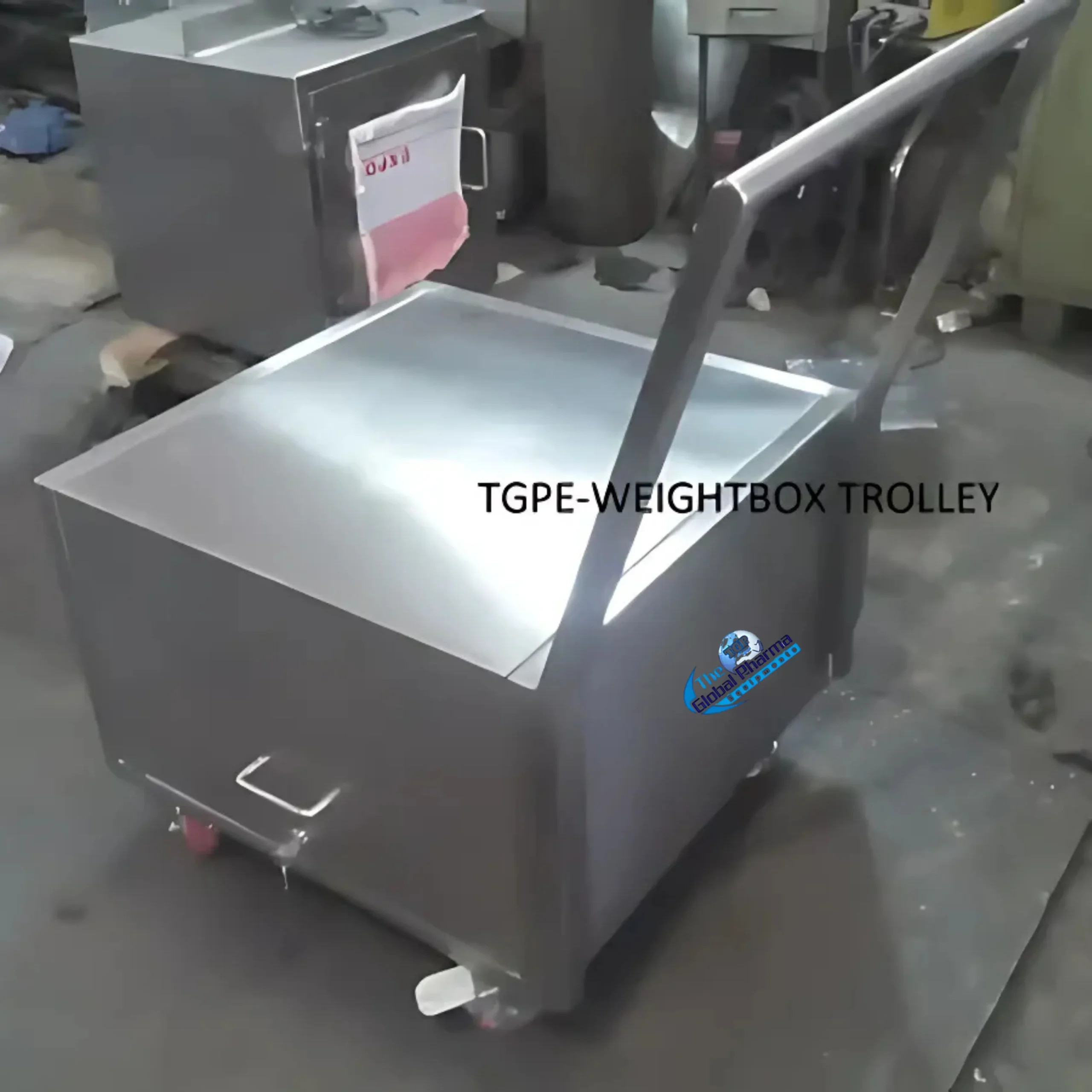 Stainless Steel Weight Box Trolley