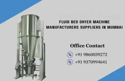 Fluid Bed Dryer Machine Manufacturers Suppliers In Mumbai