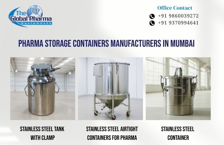 Pharma Storage Containers Manufacturers In Mumbai
