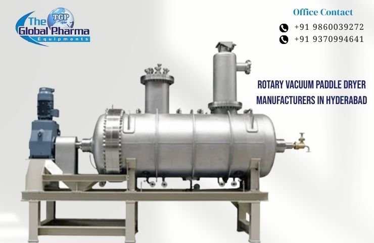 Rotary Vacuum Paddle Dryer Manufacturers in Hyderabad