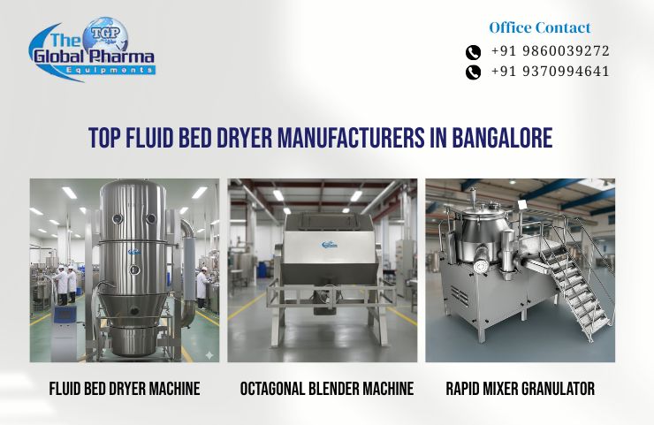 Top Fluid Bed Dryer Manufacturers in Bangalore