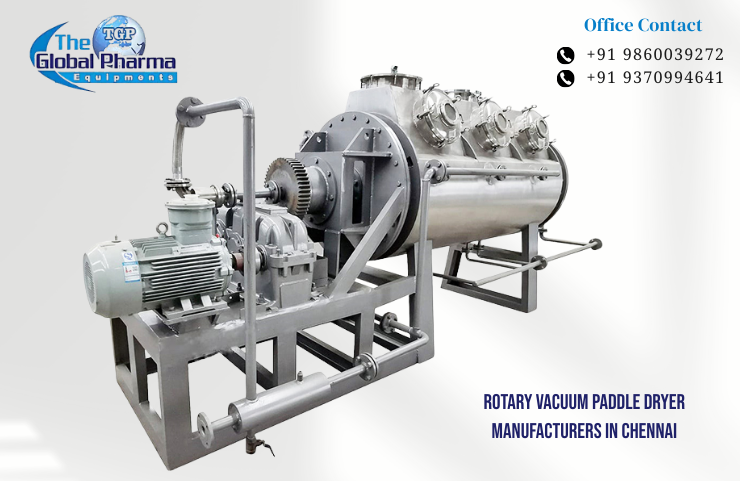 Rotary Vacuum Paddle Dryer Manufacturers in Chennai